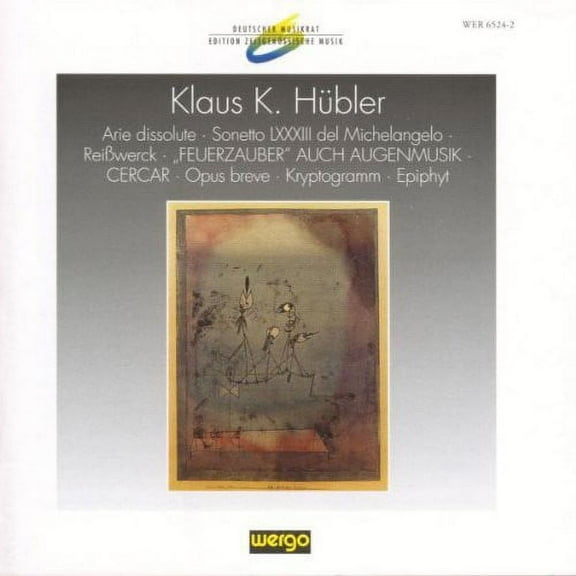 Hubler - Arie Dissolute Sonetto Lxxxiii - Music & Performance - CD