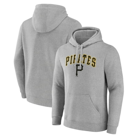 Men s Gray Pittsburgh Pirates Wahconah Pullover Hoodie