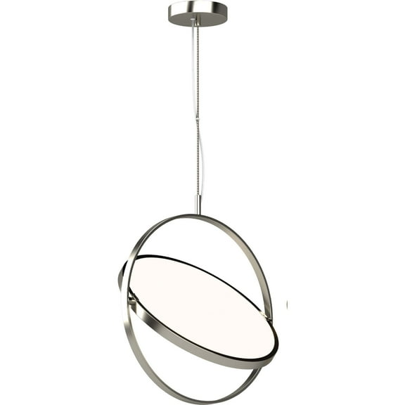 Volume Lighting  Tylor 1 -Light  LED Indoor Chrome Hanging Pendant