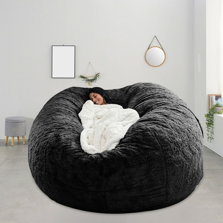 Baroque Black Beauty Bean Bag Chair store COVER, Beanbag Cover Only, No Filling | 2 Sizes - 100356