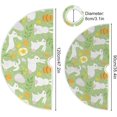 thumbnail image 3 of FMSHPON Rabbits Xmas Christmas Tree Skirt Stand Mat for Holiday Party Decoration Indoor Outdoor 48 inches, 3 of 6