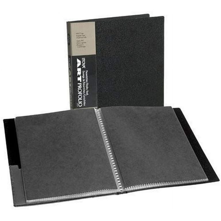  Itoya Profolio Series 8 1/2 X 11 Inch Art Presentation  Portfolio (12 Two-Sided Pages) : Arts, Crafts & Sewing