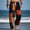 Multicolor, variant on Mens Harem Pants Patchwork Elastic Waist Drawstring Loose Boho Hippie Beach Casual Pants Multicolor Size XL