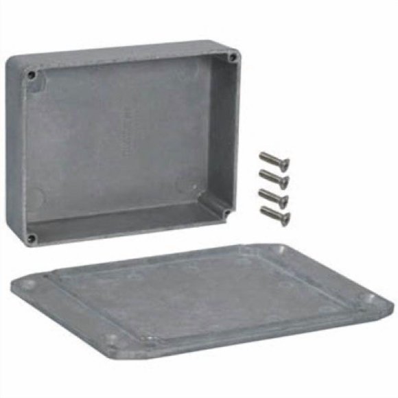 1590DFL - Boîte de Projet 7.4X4.7X2.1IN Aluminium Moulé