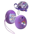 thumbnail image 2 of Bolsa de almacenamiento portátil de dibujos animados + funda de silicona para Tamagotchi Pix (púrpura), 2 of 9