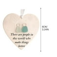 thumbnail image 4 of AuroraX Fall Decorations Car Birthday Ornaments , Sea Glass Friendship 3.15 Inch Ornaments , Car Hanging Christmas Tree Decor, 4 of 5