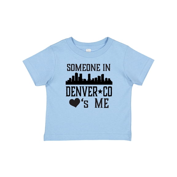Inktastic Denver Colorado Someone Loves Me Skyline Boys or Girls Baby T-Shirt