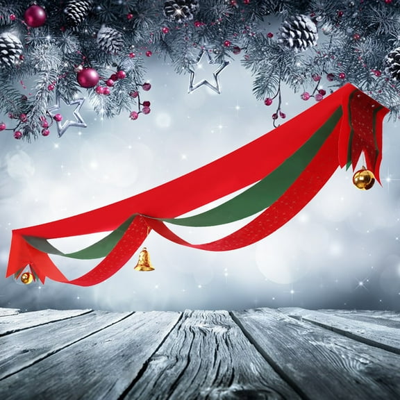 Homoyoyo Ceiling Hanging Decoration Multicolor Lint and Plastic Christmas Bunting
