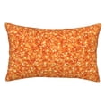 thumbnail image 1 of Fotbe Orange Glitter Funda de Almohada Decorativa Estilo Occidental, Lujo en Algodón, Fundas para Almohadas King, Cojín Estampado para Decoración del Hogar-16"x24", 1 of 6