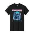 thumbnail image 1 of Cyberpunk Motor City Rider Retro Synthwave Futuristic Tech Bike Unisex T-Shirt Z3193, S-5XL, 1 of 4