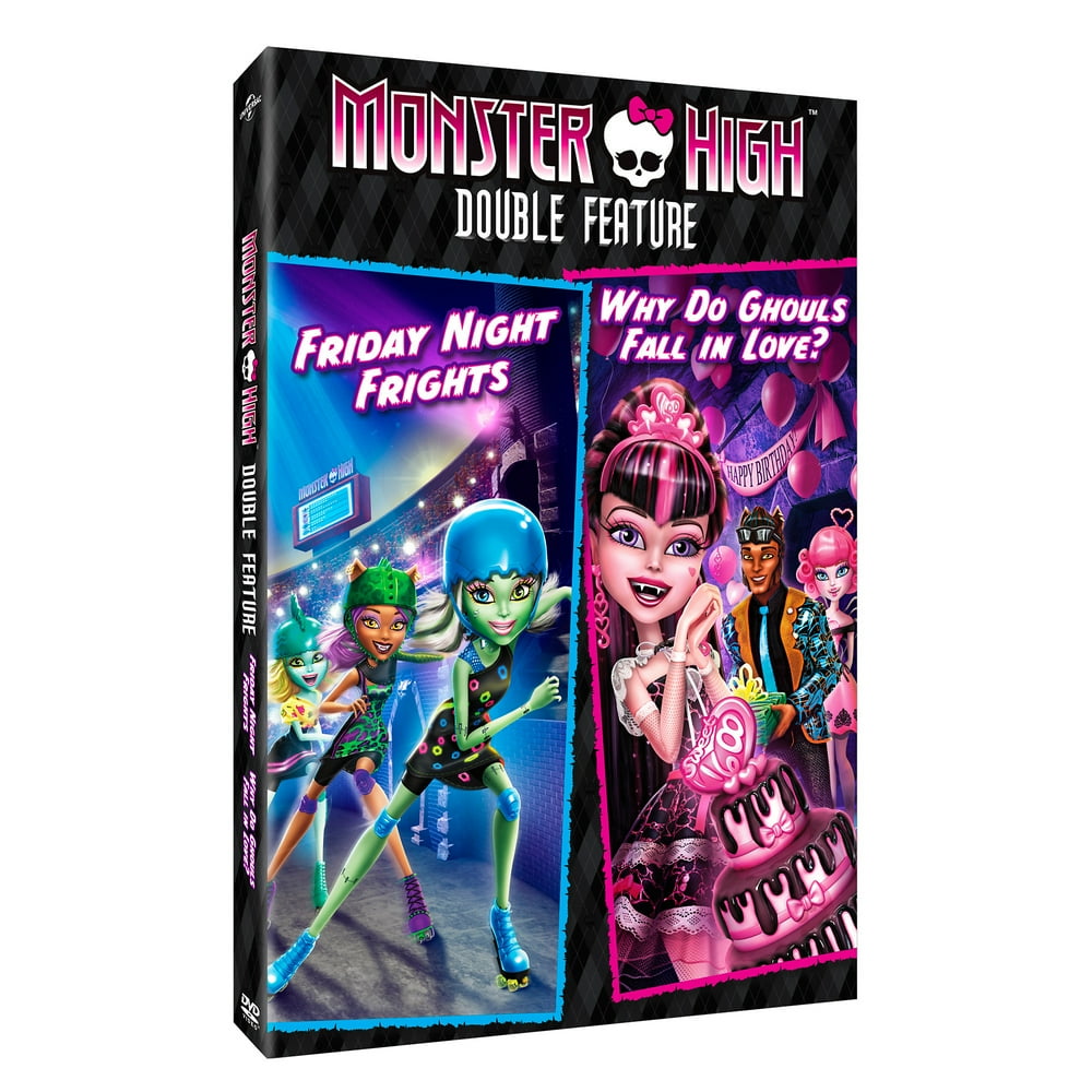 Monster High Double Feature Friday Night Frights And Why Do Ghouls Fall In Love? DVD Walmart