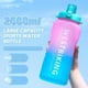 thumbnail image 2 of Sports Water Bottle with Straw Camping Hiking Exercise Water Bottle Outdoor Plastics Bottle Large Capacity Drinkware, 2 of 5