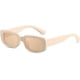 thumbnail image 3 of Gafas de sol rectangulares para mujer, monturas cuadradas, estilo retro, vintage de los años 90, protección UV, gafas de sol de cara pequeña, 3 of 4