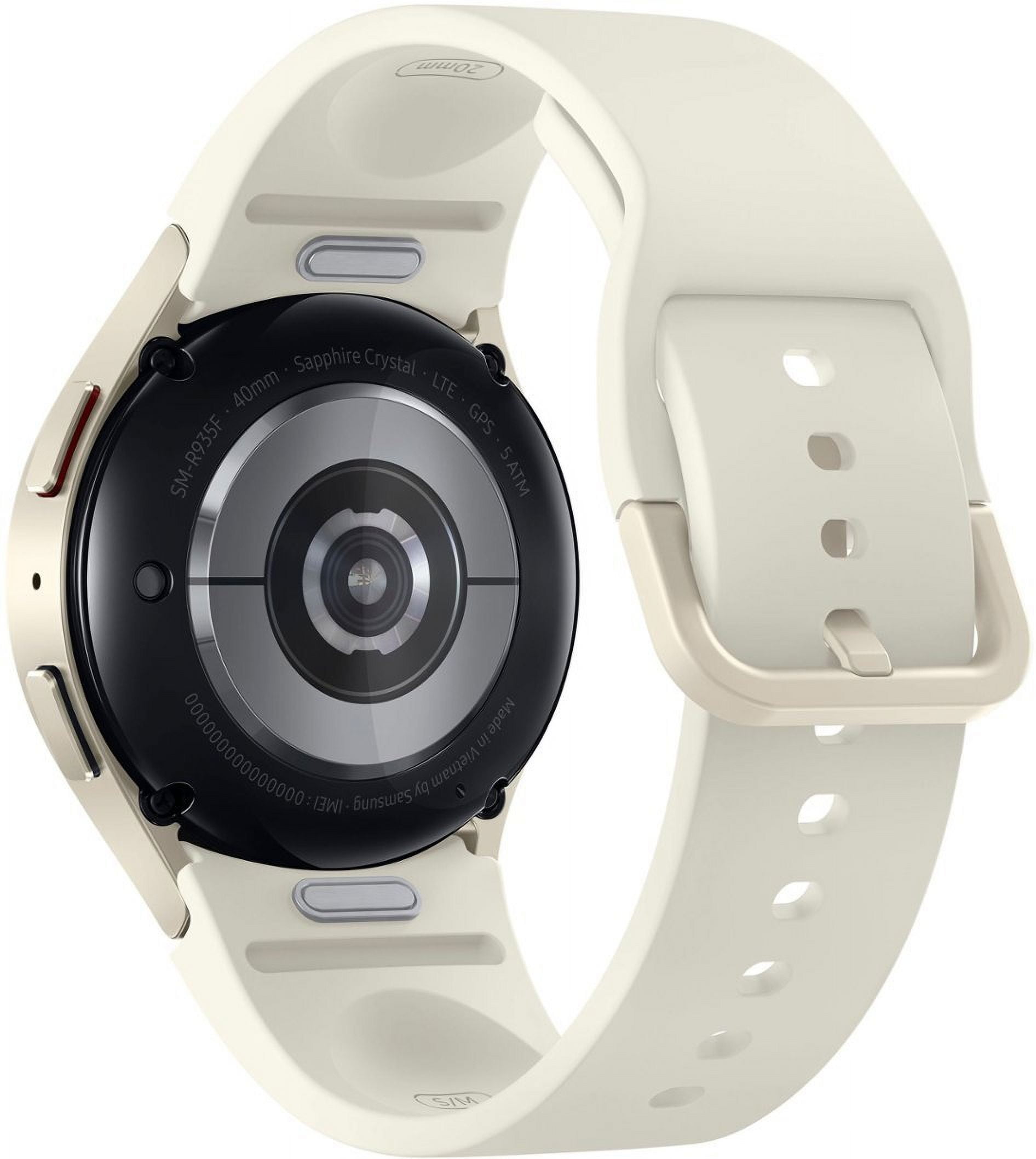 Restored Watch6 Galaxy Aluminum Smartwatch 40mm LTE - Cream (Refurbished)
