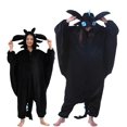 thumbnail image 1 of Pijama unisex Onesie DarkCom Black Dragon para adulto, talla XL, 1 of 7