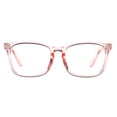 thumbnail image 1 of Montura de Gafas Pro Acme con Lentes Claros sin Prescripción en Rosa Transparente, 1 of 7