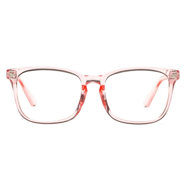 Montura Gafas CBK Mujer – Acetato Negro, Lentes Transparentes Sin Graduar, Medidas 55-16-140 Mm (Grande)