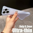 thumbnail image 2 of 0.3mm Ultra Thin Matte Case For iPhone 16 15 14 13 12 11 Pro Max Plus Mini Silicone Soft Candy Color Transparent Cover Luxury black For iPhone 12, 2 of 6