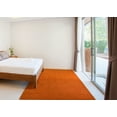 thumbnail image 6 of Ottomanson Fluffy Solid 5x7 Indoor Shag Area Rug, 5'3" x 6'11", Orange, 6 of 11