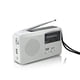 thumbnail image 2 of Radio de Emergencia con Solar y Manivela Autoalimentado, Batería Recarga USB FM/AM Radio Linterna LED Cargador de teléfono celular (Blanco), 2 of 2