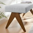 thumbnail image 5 of Lyra Bench in Light Gray, 5 of 9
