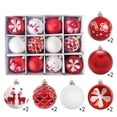 thumbnail image 4 of Fmbmuo 12 Pack Christmas Tree Decorations , Christmas Tree Ornaments Big Balls for Indoor Outdoor Decor Festive Party Supplies Gift, 4 of 7