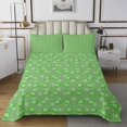 thumbnail image 1 of Erosebridal Green Bowknot Quilt Sets for Twin Size Bed, Cartoon Ribbon Bed Set, Modern Chic Bow Decor, 1 of 5