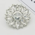 thumbnail image 3 of ZOUSSIQI 2pcs Removable Shoe Buckle Luxury Crystal Clips Decor Shoe Clips（White） CA919-56360, 3 of 9