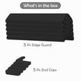 thumbnail image 4 of Rubber Bond Wall Corner Guard Edge Protector, 1x1x36 inch Baby Proofing Corner Guards | Self-Adhesive Furniture Edge Strips for Home & Office (5 Pack, Black), 4 of 7