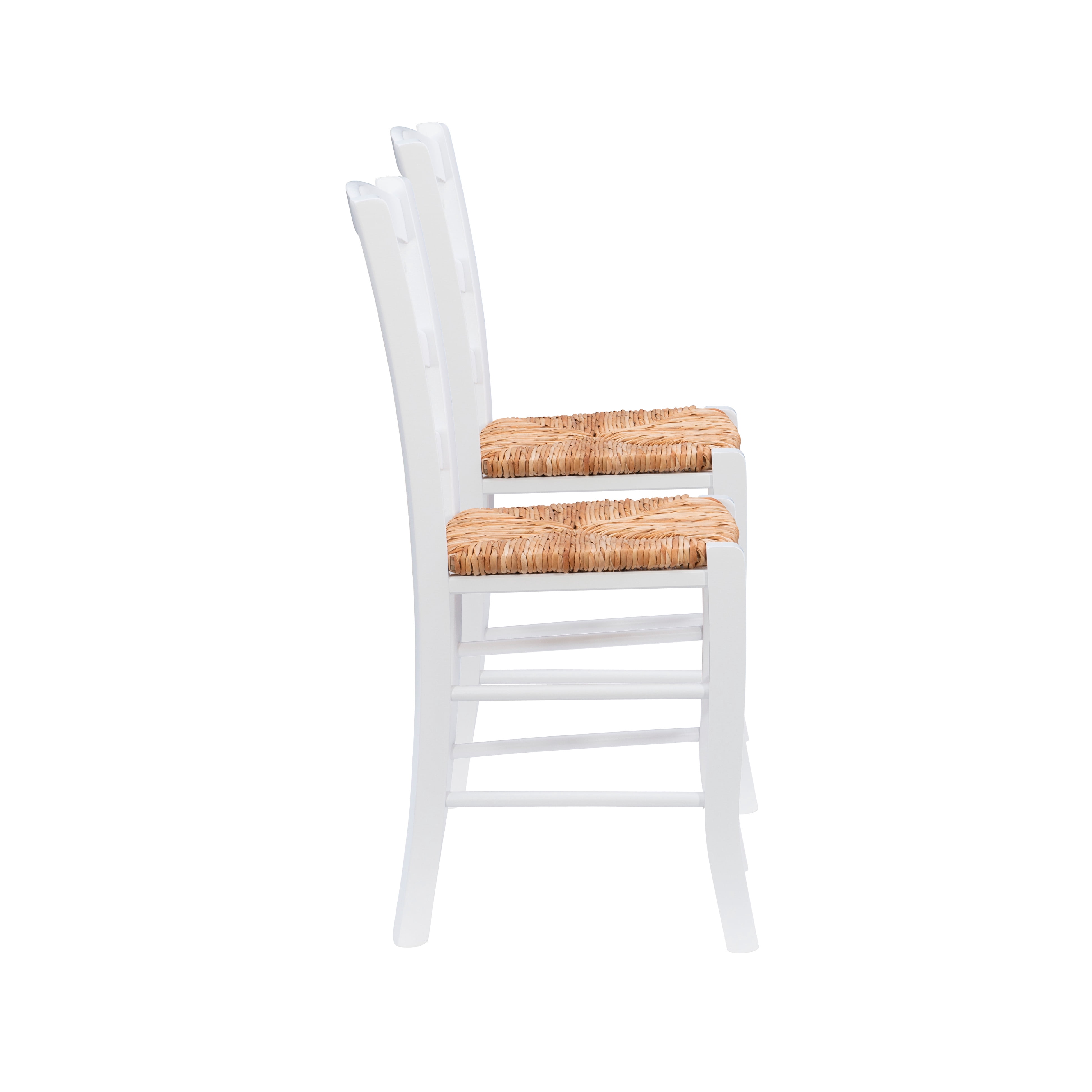 Linon Varney Dining Chair, Set of 2, White