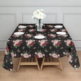 thumbnail image 3 of Pioneer Flower Floral Print Pattern Square Tablecloth, Waterproof Wipeable Spillproof Washable Table Cover for Home Kitchen Party Decor, 60"x60", 3 of 6
