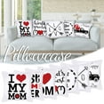 thumbnail image 2 of Wovilon Pillows Throw Pillows Mother'S Day Pillowcase Love Peach Skin Sofa Pillowcase Office Cushion Cover, 2 of 2