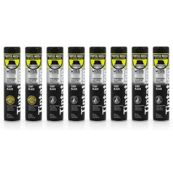 8 Pack Tintation Color Spray TCS01 Black