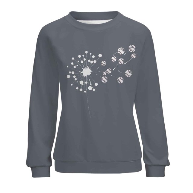 Gibobby Sudadera mujer Sudaderas de moda de gran tamaño para mujer con cuello alto sudaderas de manga larga trajes de otoño 2023(Gris,G)