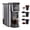 Black, variant on Jesslyn 3 in 1 Single Serve Coffee Maker: K Cup Coffee Machine Compatible with Grounds, Instant Coffee Pot, Tea Maker Brewer - Removable 50 oz Water Reservoir, 120V 1150W, Black