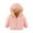Pink, variant on Spazoro Kids Girls Jackets, Zipper Hooded Fall Winter Long Sleeve Warm Coats for Child Girls Boys Green Size 18 Months