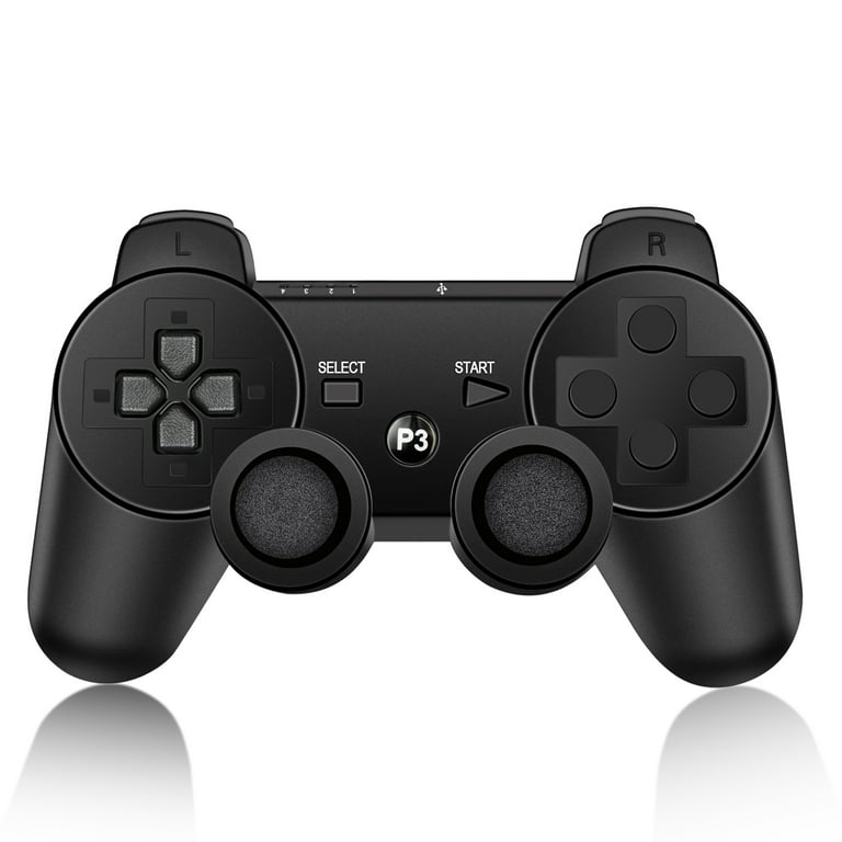 Bonadget Wireless Controller for PS3, PS3 Controller Wireless PlayStation 3, Double Vibration Upgraded Joystick Rechargeable Gamepad Remote, Bluetooth, Motion Sensor, Remote for - Walmart.com