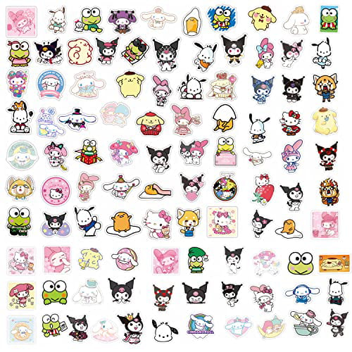 KAWAIIANS 100PCS Kawaii Stickers, Cute Japanese Anime Sticker for Kids  Teens Girls Adults (100pcs Cute)