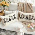 thumbnail image 4 of Easter Lumbar Pillow Covers 12X20 inch Polka Dot Bunny Decorative Throw Pillows Rabbit Cushion Case Spring Decorations for Farmhouse Home Couch Sofa(2-12a), 4 of 6