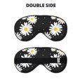 thumbnail image 2 of Naloa Daisies Flowers Print Sleep Mask for Sleeper, Light Blocking Sleeping Eye Mask for Women Men, Eye Shade with Adjustable Strap for Travel, Nap,Meditation, 2 of 7