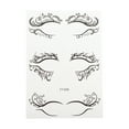 thumbnail image 3 of Unique Bargains 10 Pcs Realistic Temporary Tatto Eyelash Fake Tattoos Black, 3 of 5