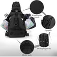 thumbnail image 3 of Nvzi Bolsa de almacenamiento de aparejos de pesca Mochila de hombro para exteriores Mochila de pesca Mochila de caza, 3 of 5