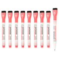 thumbnail image 1 of Stylo Magnétique pour Tableau Blanc, Pointe Fine 0,5-1 mm Effaçable à Sec Marqueurs Rouges, 10 Pcs, 1 of 6