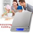 thumbnail image 4 of 1kg/2kg/3kg LCD Digital Kitchen Scale Mini Pocket Stainless Steel Precision Jewelry Electronic Balance Weight Measuring Scale, 4 of 5