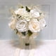 thumbnail image 5 of XmhyTop Ramos de boda para novia, ramo de novia para novia, ramos de dama de honor para boda, ramo de flores artificiales, día de San Valentín, decoración, iglesia, azul, 5 of 5
