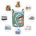 thumbnail image 6 of Spirited Away Laundry Hamper Basket with Handles, Lightweight Storage Basket Toy Organizer Dirty Laundry Basket Waterproof for College Dorms, Bedroom, Bathroom, 6 of 7