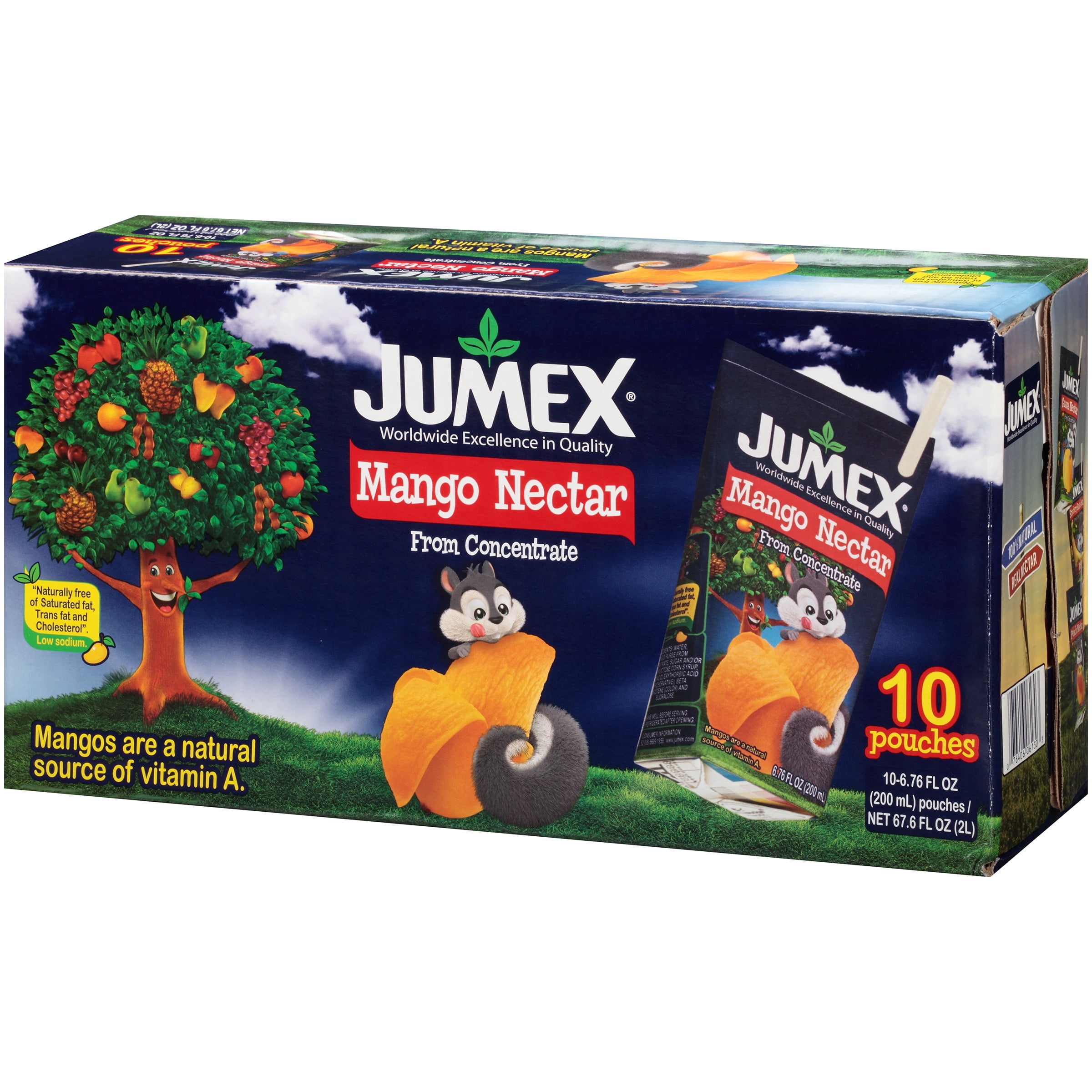Jumex Mango Nectar Juice, 6.76 fl oz, 10 pack