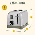 thumbnail image 2 of Tostador Cuisinart Plateado Compacto para Cocina, 2 of 6