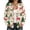 Dark Green, variant on Sorvello Women's Christmas Button Down Cardigan Sweater, Plus Size Oversized Cable Knit Lightweight Long Sleeve Y2K Graphic Knit Outerwear For Fall Winter Khaki 4XL