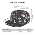 thumbnail image 5 of Goofa I Love Coffee Printed Men's Baseball Cap,Straight Brim Hat,Golf Dad Hat,Versatile Style,Sun Protection Cap,Travel Hat, 5 of 9